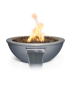 Sedona 27" Round Powder Coated Fire and Water Bowl