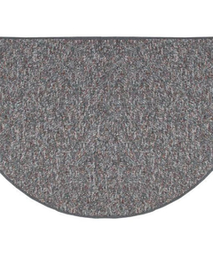 Goods of the Woods 48” x 27” Homefire Grey Half-Round Hearth Rug