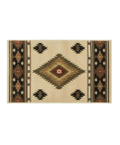 Goods of the Woods 50” x 30” Vista Desert Beige Olefin Hearth Rugs