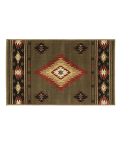 Goods of the Woods 50” x 30” Vista Desert Brown Olefin Hearth Rugs
