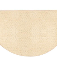 Goods of the Woods 48” x 27” Stream Sand Nylon Half-Round Hearth Rug