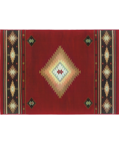 Goods of the Woods 50” x 30” Vista Desert Red Olefin Hearth Rugs
