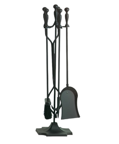 Black Iron Tool Set includes 5 pieces,  30.5" high