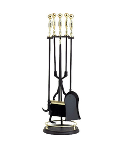 Tool Set with Rail includes 5 pieces, made of iron, 31" high