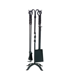 Black Iron Tool Set includes 5 pieces, 31" high