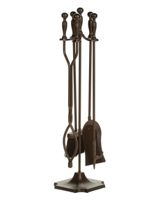 Tool Set with Handles includes 5 pieces, bronze color, 30.5"  high