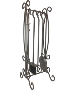 Bronze Iron Tool Set includes 5 pieces, 30" high