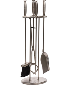 Tool Set is made of steel,  pewter finish, 5 pieces