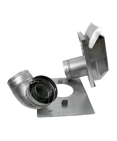 Superior 4.5" x 7.5" Secure VentTM Horizontal Termination Kit HT2 Includes SV4.5 90 Elbow SV4.5TK90HT2