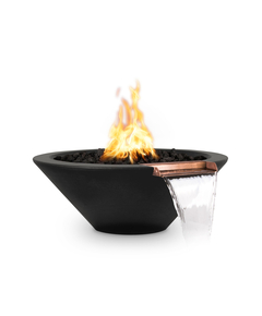 The Outdoor Plus Cazo Round Concrete Fire and Water Bowl