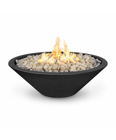 The Outdoor Plus Cazo Narrow Ledge Concrete Fire Bowl