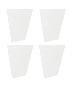 Standard Tempered Glass Gas Light Pane Complete Set Of 4