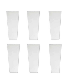 Standard Tempered Glass Gas Light Pane Fits WK-5 | VK-7 | Charmglow 900 | Set Of 6