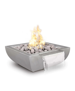 The Outdoor Plus Avalon Wide Spill Stainless Steel Fire and Water Bowl