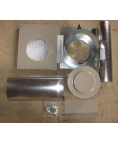 Empire 4" x 6 5/8" Diameter Horizontal Vent Kit With Vinyl Siding Shield