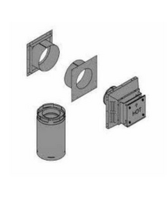 Empire DV Vent Kit for Rear Vent 5 to 7 Inches Wall Thickness