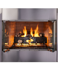 Majestic Villawood 36" Outdoor Wood Fireplace - ODVILLA-36x-B
