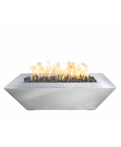 The Outdoor Plus Maya Linear Stainless Steel Fire Bowl