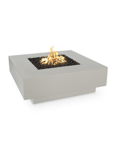 The Outdoor Plus Cabo Square Powder Coated Metal Fire Pit