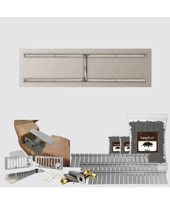 Firegear 48" to 52" SRW/Paver Kits Linear H Flat Match Throw Ignition Stainless Steel Series | LOF