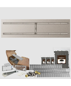 Firegear 60" to 64" SRW/Paver Kits Linear H Flat Match Throw Ignition Stainless Steel Series | LOF