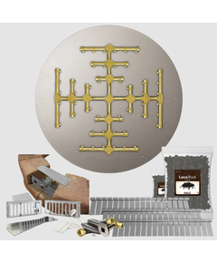 Firegear 29" to 33" SRW/Paver Kits Round Snowflake Flat Match Throw Ignition Pro Series | FPB