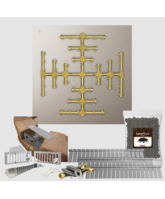 Firegear 30" to 35" SRW/Paver Kits Square Snowflake Flat Match Throw Ignition Pro Series | FPB