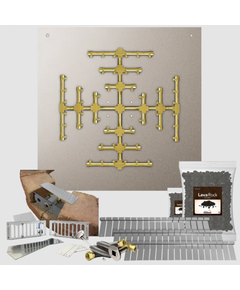 Firegear 34" to 39" SRW/Paver Kits Square Snowflake Flat Match Throw Ignition Pro Series | FPB