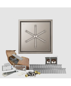 Firegear 20” to 23” SRW/Paver Kits Square Spur Drop-In Match Throw Ignition Stainless Steel Series | FPB