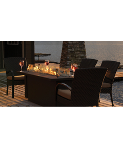 Barbara Jean Collection 48" Linear Outdoor Fire Table OLT48