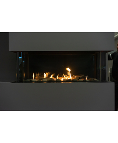 Sierra Flame Lyon 48" 4 Sided See Through Full 360° View Direct Vent Gas Fireplace - LYON-48-NG