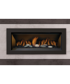 Sierra Flame Stanford 55L Direct Vent Built-In Linear Gas Fireplace - STANFORD-55G-XX-DELUXE