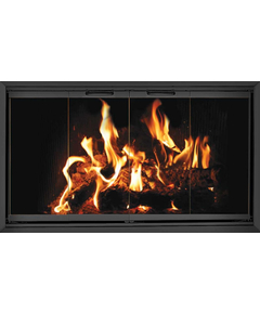 Z Door Zero Clearance Fireplace Door In Black