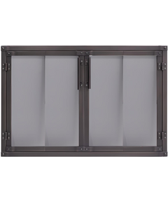 MKE Edge Fireplace Door