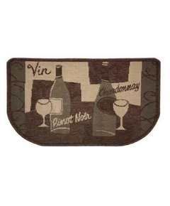 Pilgrim 23” x 36” Pinot Noir Non-Slip Back Rectangular Hearth Rug | PG-19621