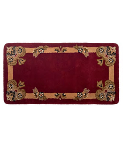 Rectangular Brown Hearth Rug 56" Long x 28" Wide HR2025