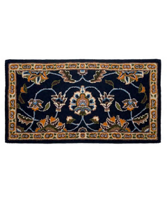 Rectangular Blue Hearth Rug 56" Long x 28" Wide HR4025