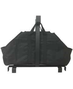 Dagan Log Holder/Carrier - Black 21 1/2" High x 23 1/2" Long LC160