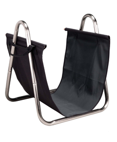Dagan Log Holder/Carrier - Pewter Black 17 1/2" Long x 20" High LC709