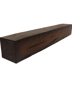 84 Inch Natural Mahogany Faux Wood Fireplace Mantel Shelf