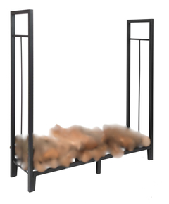 Dagan Steel Log Holder - Black 49" Long x 49" High WR48