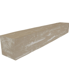84 Inc White Washed Faux Wood Fireplace Mantel Shelf