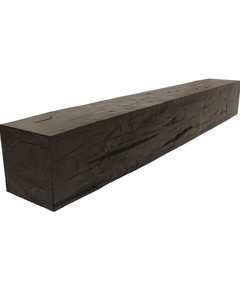 84 Inc Premium Walnut Faux Wood Fireplace Mantel Shelf