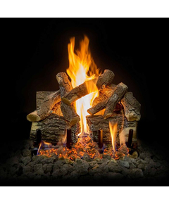 Grand Canyon 18" Arizona Weathered Oak Charred Log Set With Outdoor Burner