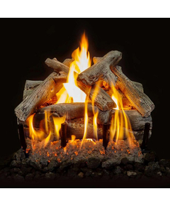 Grand Canyon 18" Western Driftwood Log Set With Outdoor Burner