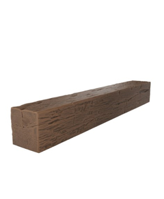 72 Inch Aged Finish Faux Wood Fireplace Mantel Shelf