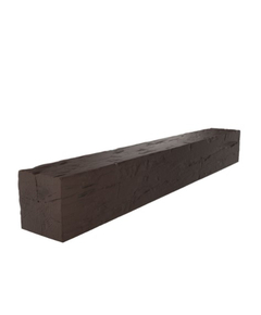 72 Inch Hickory Faux Wood Fireplace Mantel Shelf