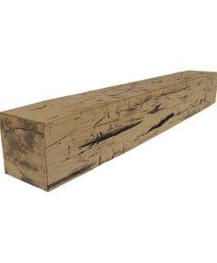 48 Inch Natural Ash Faux Wood Fireplace Mantel Shelf