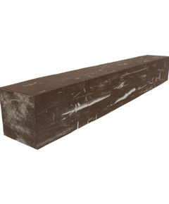 72 Inch Vintage Mahogany Faux Wood Fireplace Mantel Shelf