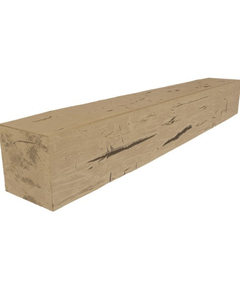 72 Inch Natural Pine Faux Wood Fireplace Mantel Shelf